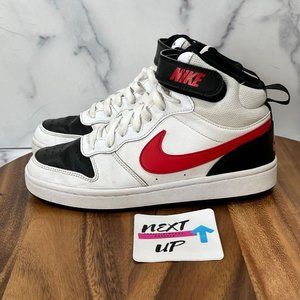 Nike Court Borough Mid White Retro Sneaker Shoes Sz Youth 6 or Womens US 7.5